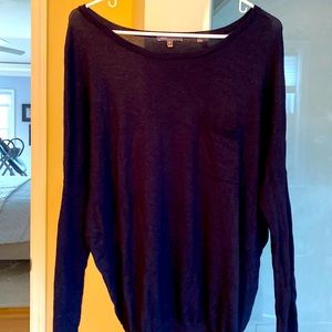 Vince tunic sweater navy blue